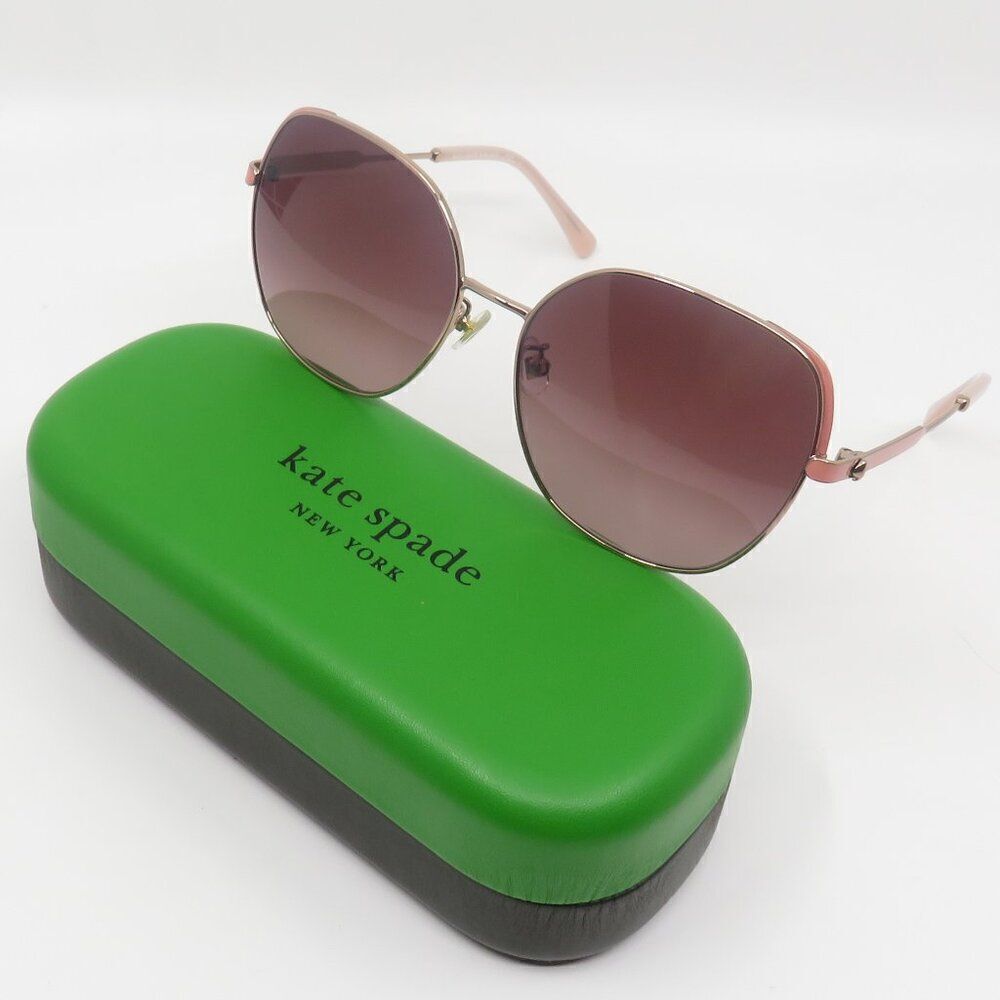 Kate Spade New Yara/F/S AU2 Gold-Peach/Pink Gradient Sunglasses